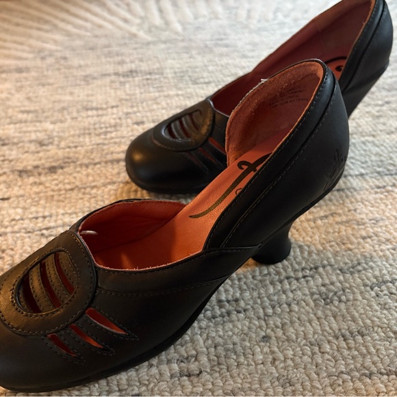 Vintage John Fluevog Black Women's Friends Size 7.5 - Picture 2 of 5